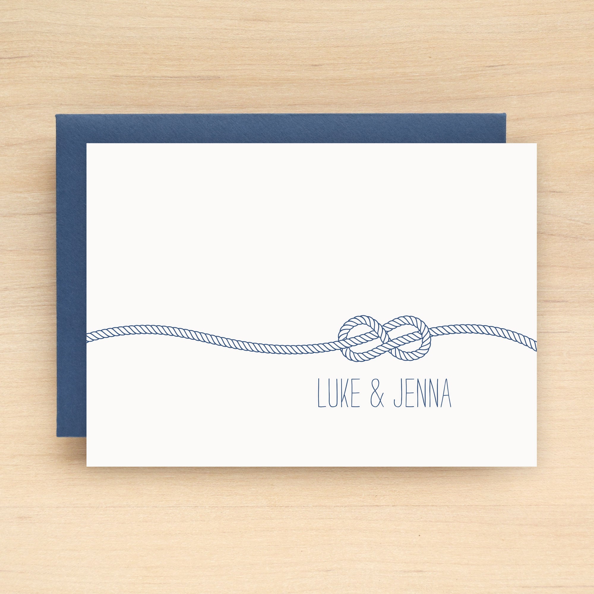 Knot Personalized Stationery