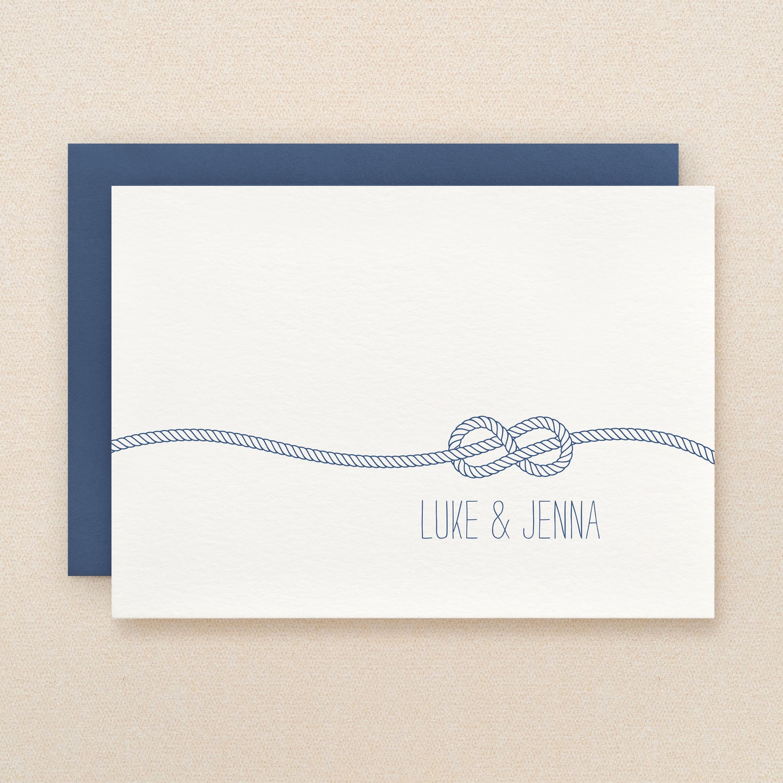 Knot Personalized Stationery