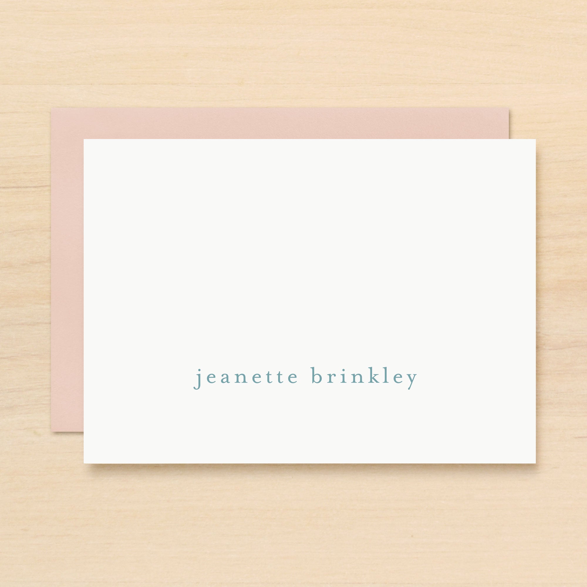 Lowercase Personalized Stationery