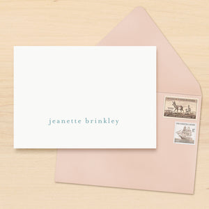 Lowercase Personalized Stationery