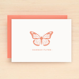 Monarch Personalized Stationery