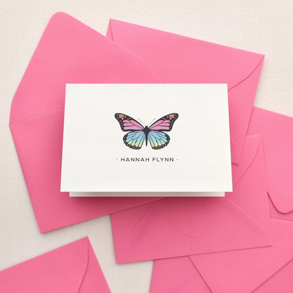 Monarch Personalized Stationery
