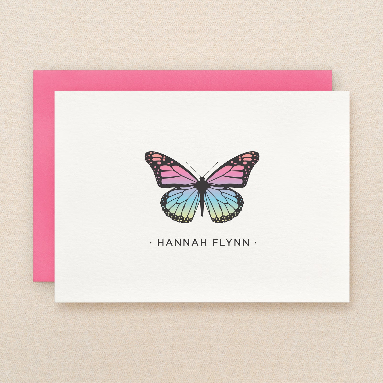Monarch Personalized Stationery