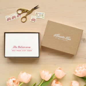 Nest Family Personalized Stationery