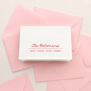 Nest Family Personalized Stationery