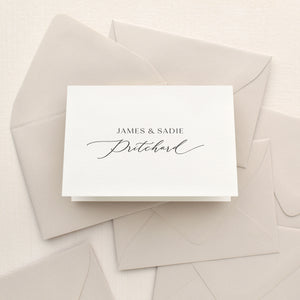 Newlywed Personalized Stationery