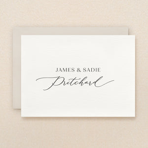 Newlywed Personalized Stationery