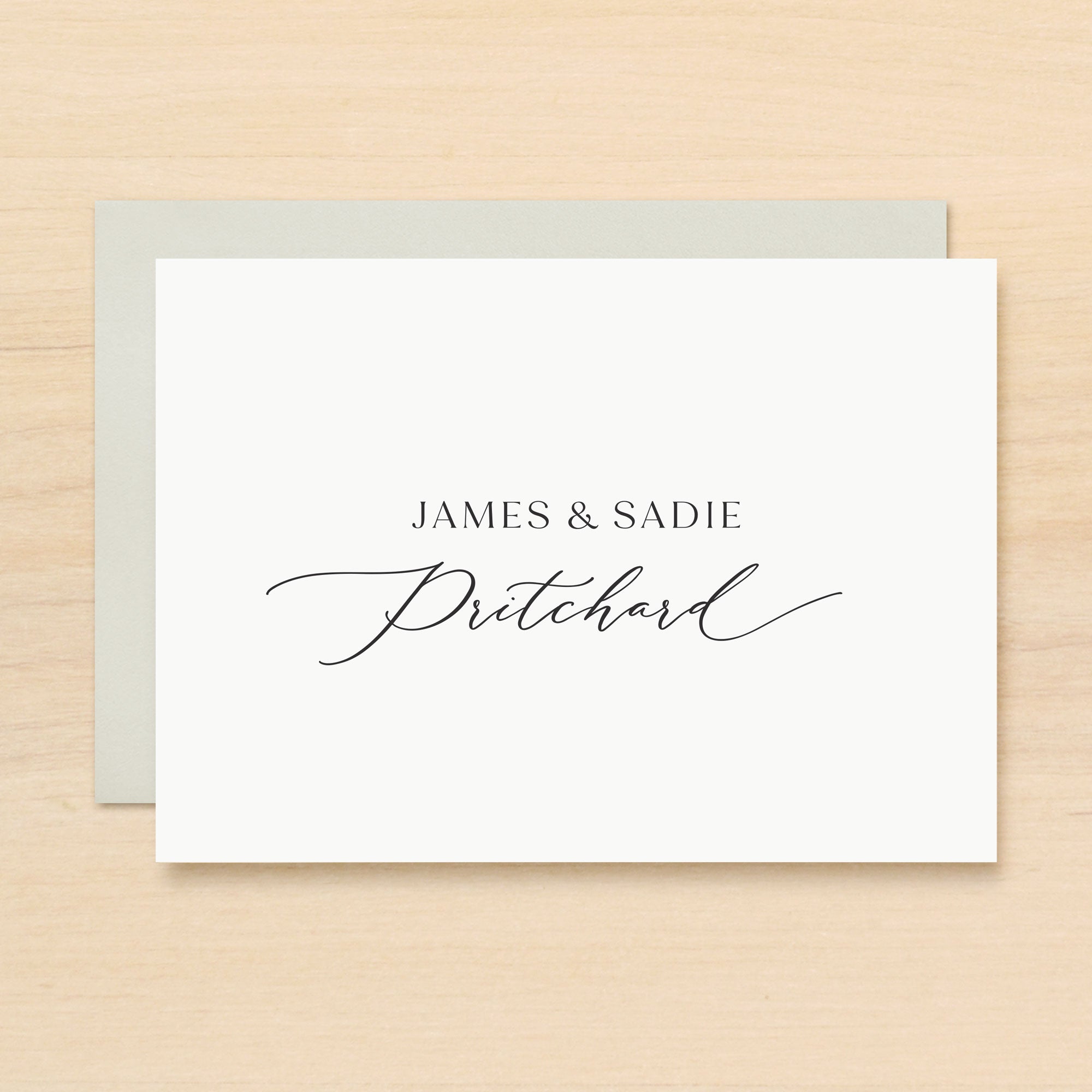 Newlywed Personalized Stationery