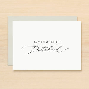 Newlywed Personalized Stationery