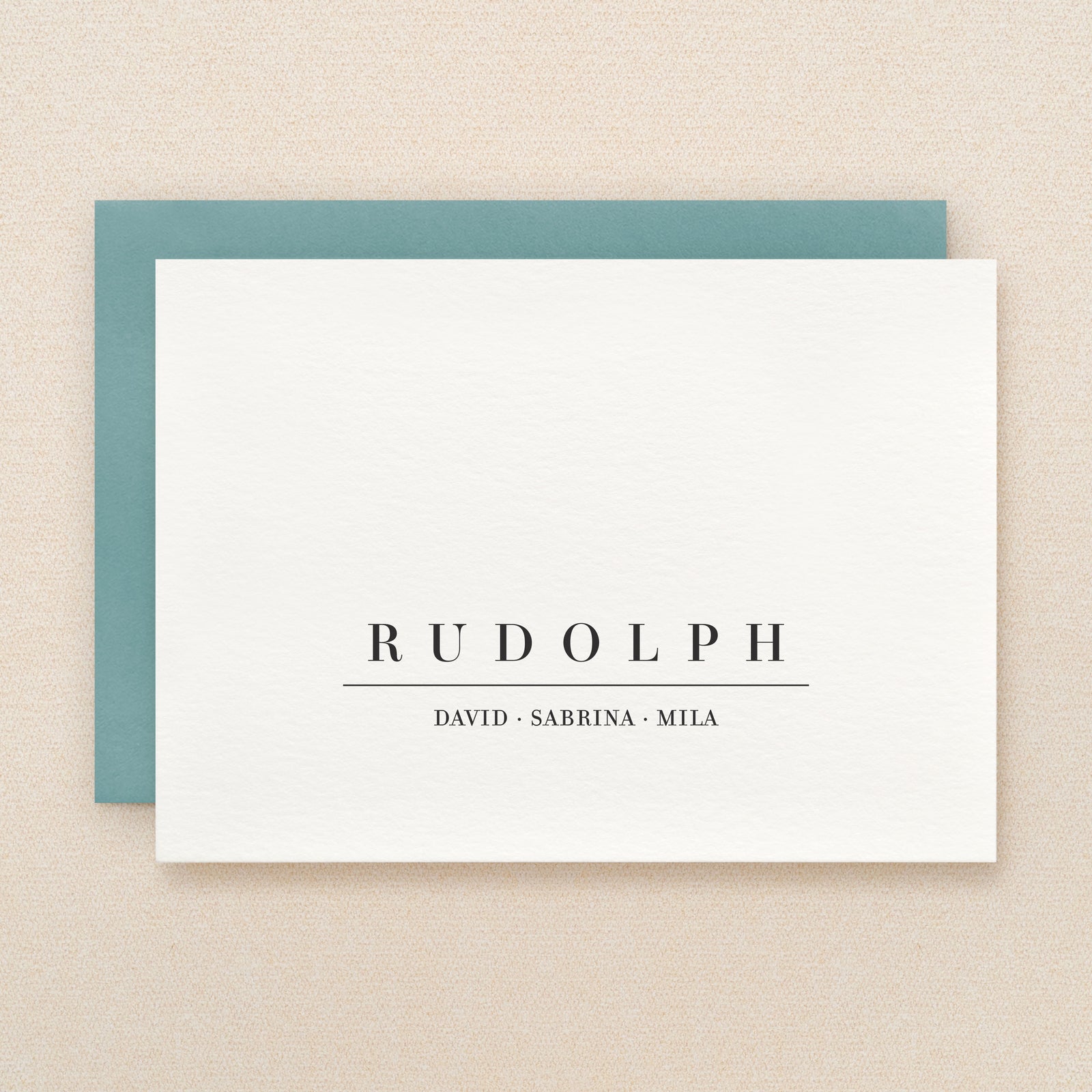 Opera Family Personalized Stationery