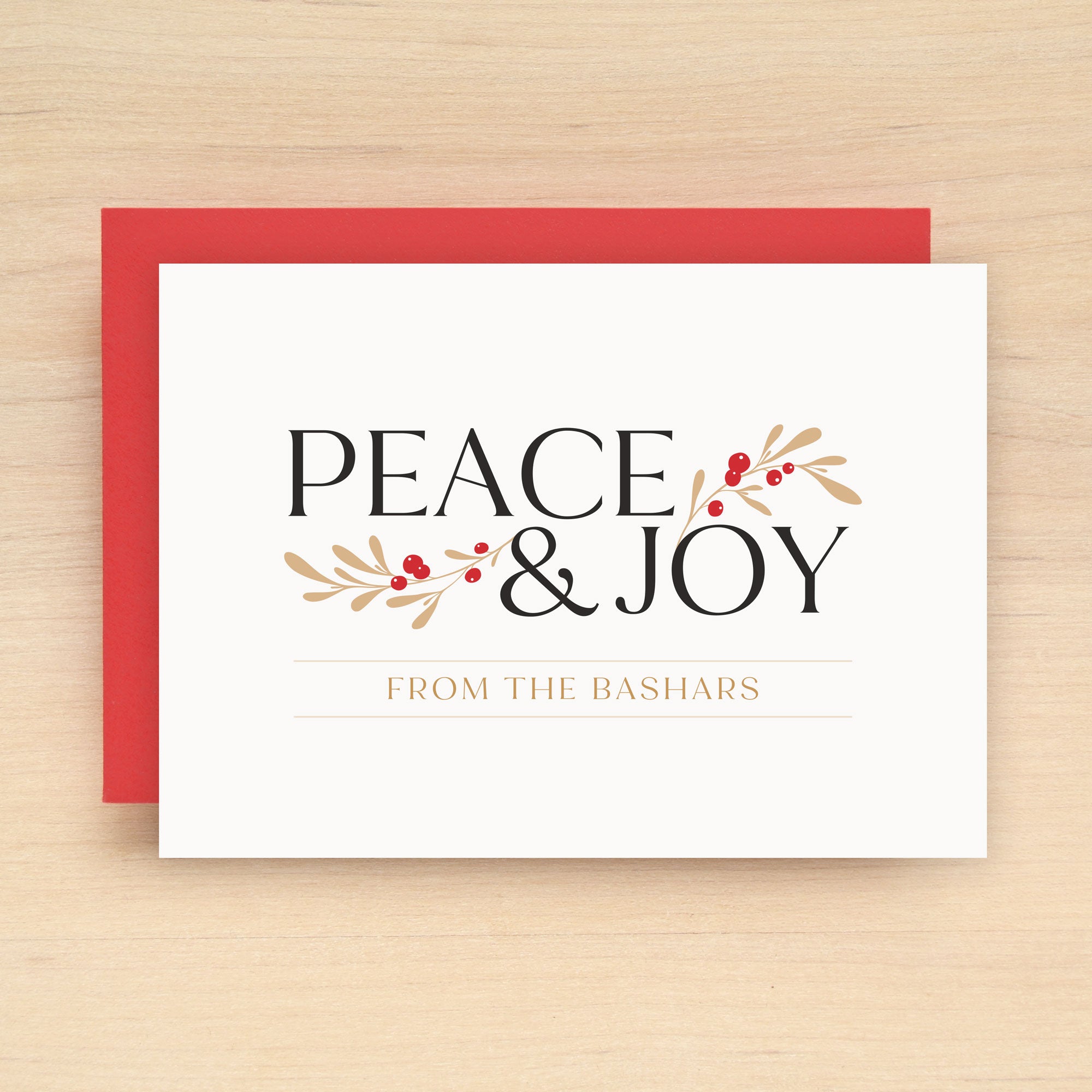 Peaceful Holiday Personalized Stationery