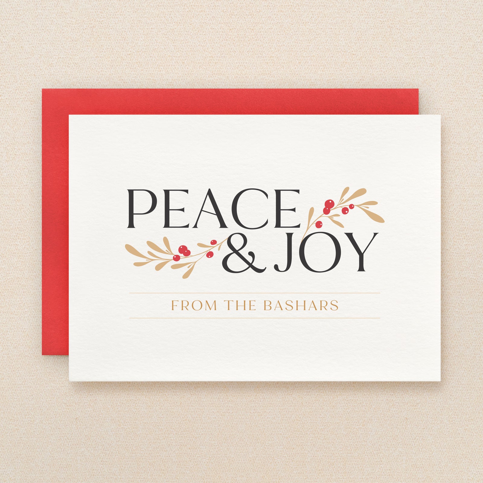Peaceful Holiday Personalized Stationery