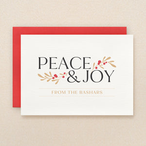 Peaceful Holiday Personalized Stationery