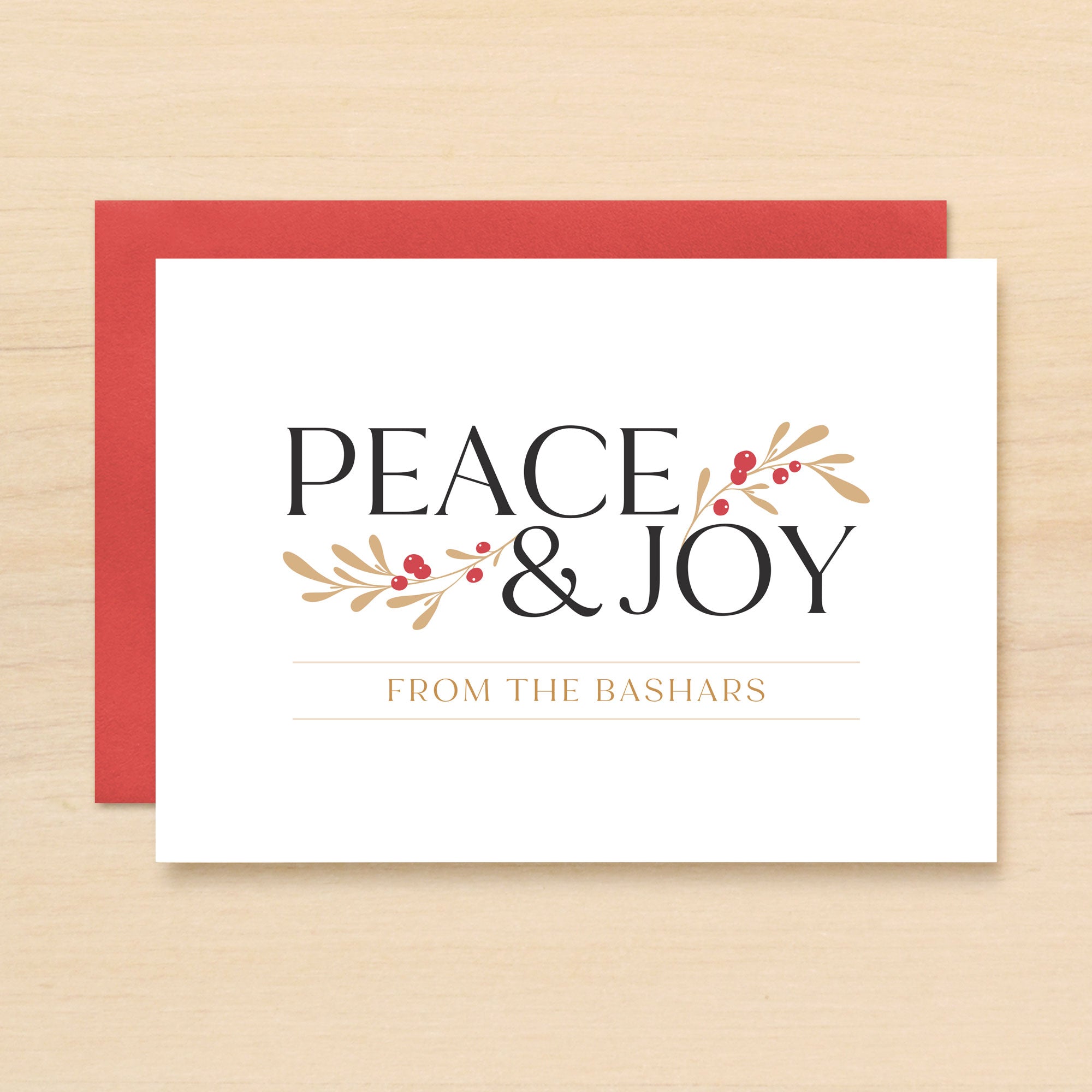 Peaceful Holiday Personalized Stationery