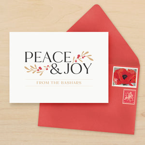 Peaceful Holiday Personalized Stationery