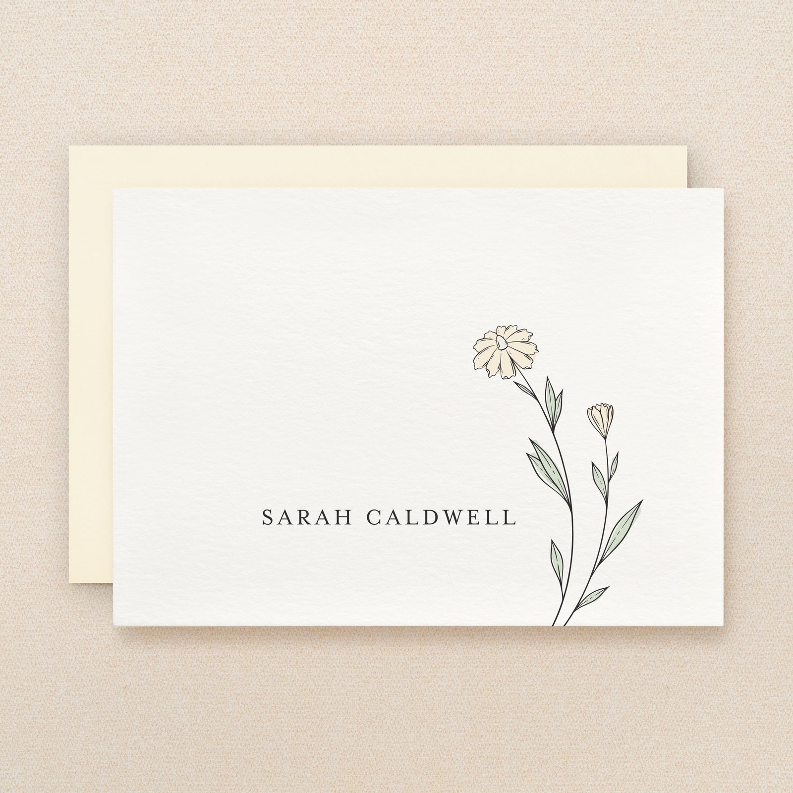 Petal Personalized Stationery
