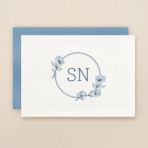 Poppy Monogram Personalized Stationery