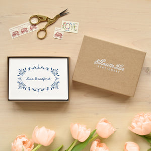Porcelain Personalized Stationery