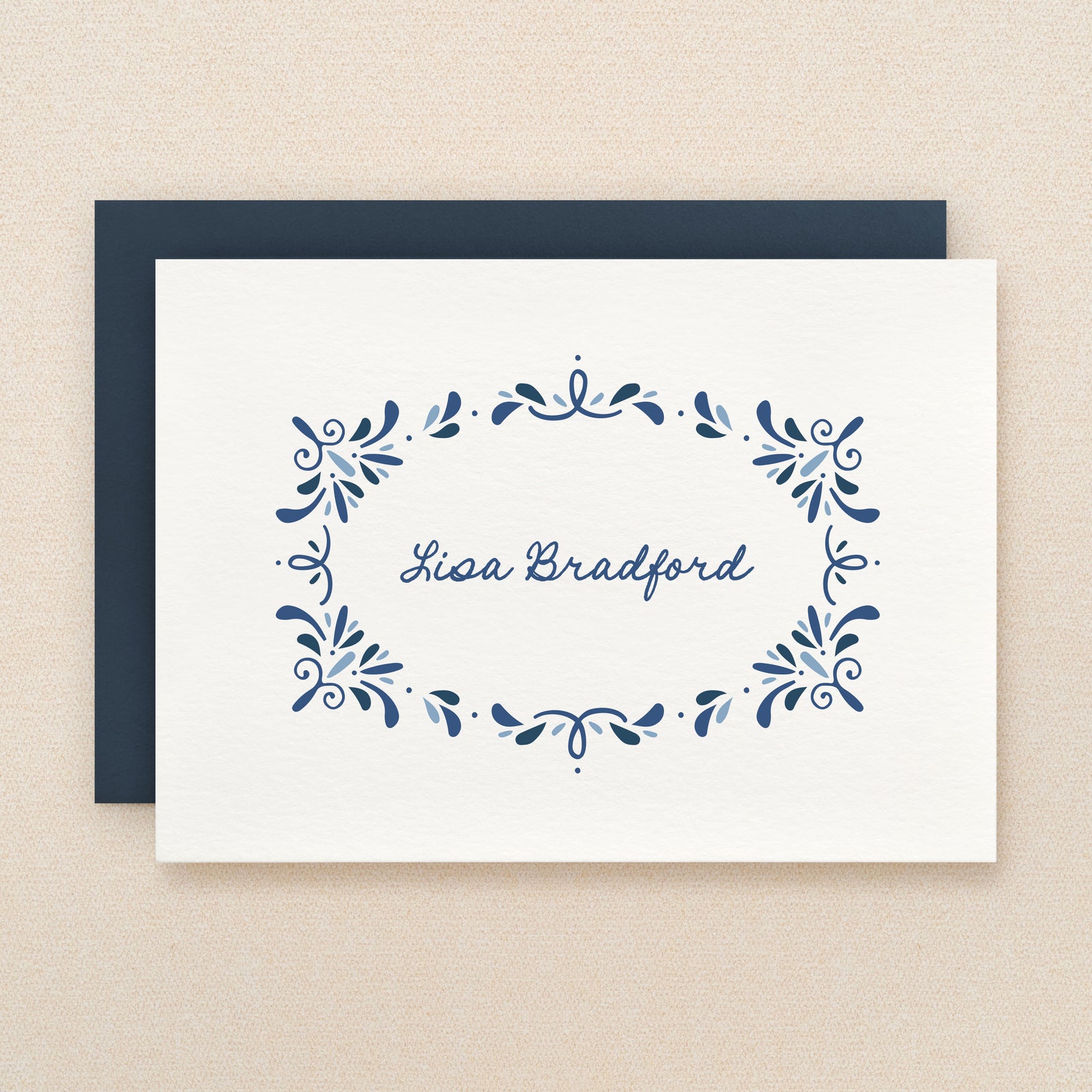 Porcelain Personalized Stationery