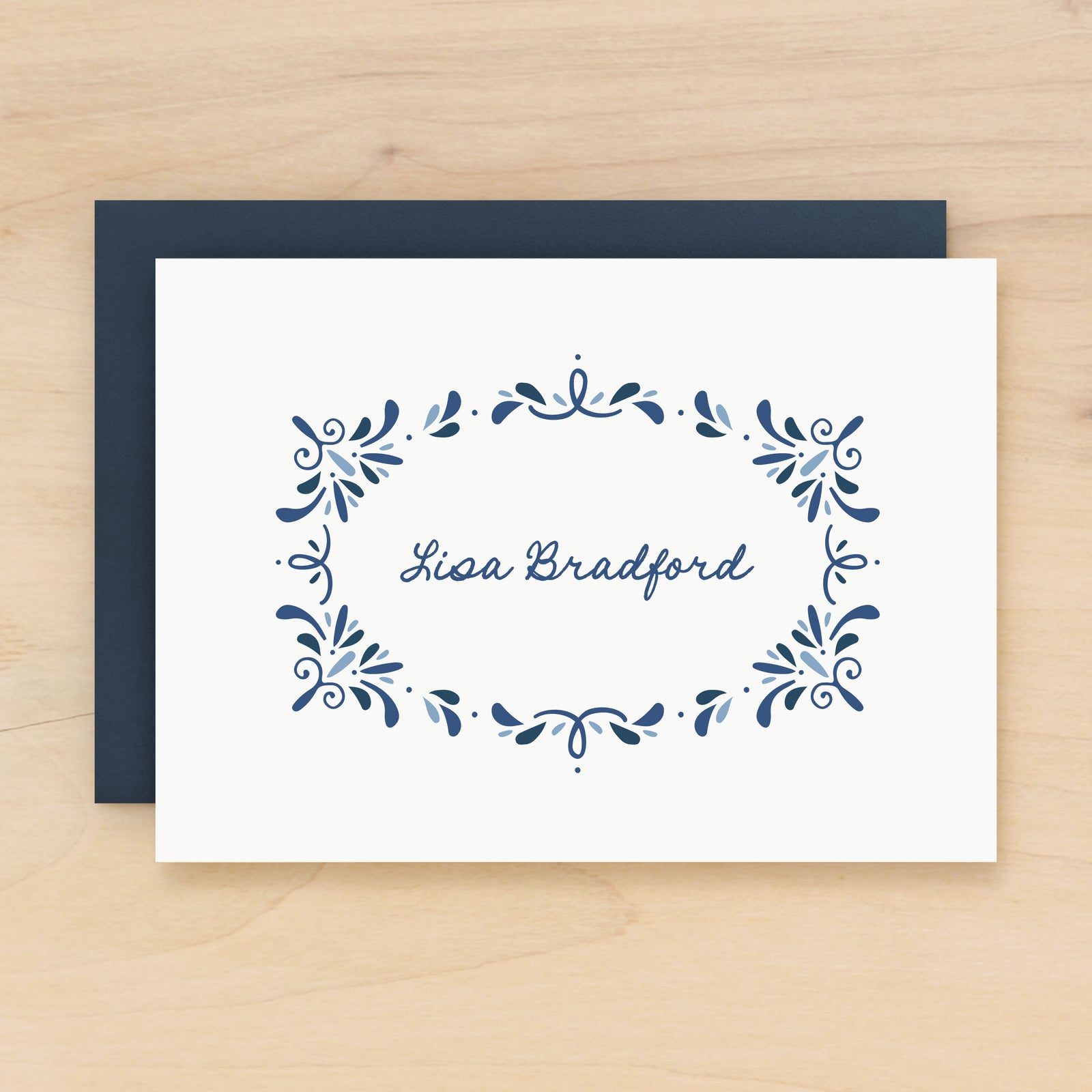 Porcelain Personalized Stationery