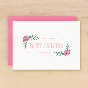 Posie Personalized Stationery - Mimi Sterling