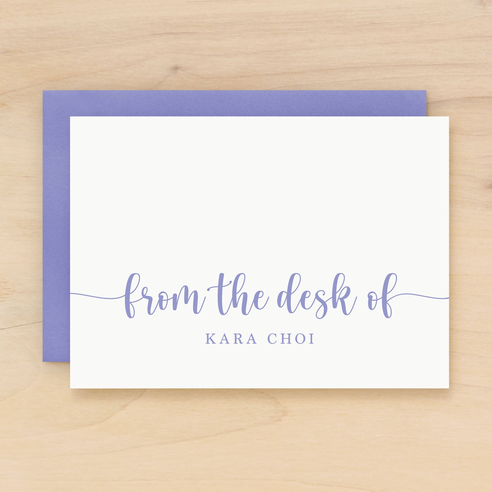 From the desk of stationery