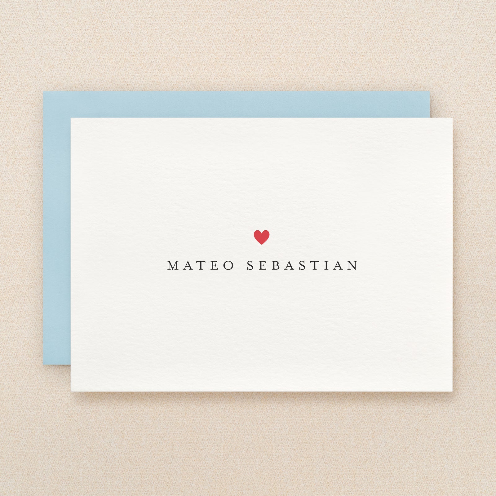 Ruby Baby Boy Personalized Stationery
