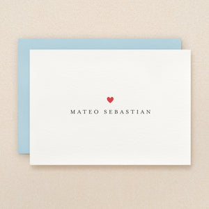 Ruby Baby Boy Personalized Stationery
