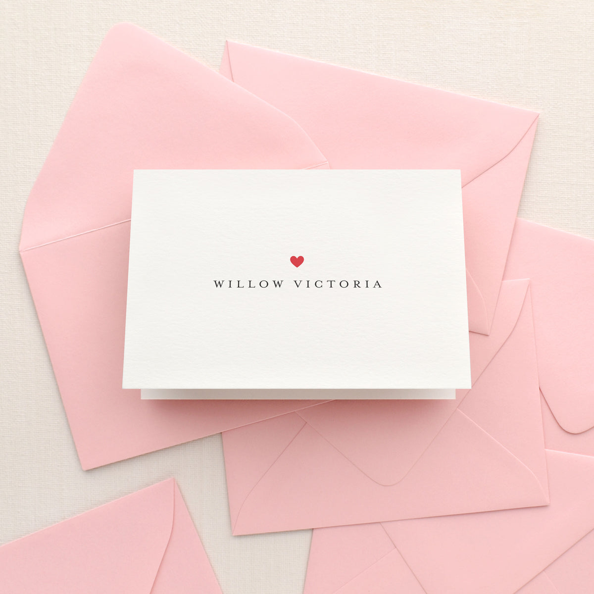 Ruby Baby Girl Personalized Stationery