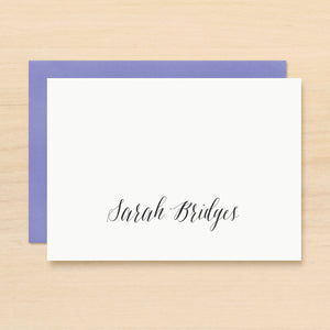 Script Personalized Stationery