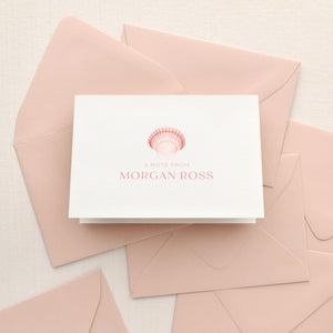 Seashell Personalized Stationery