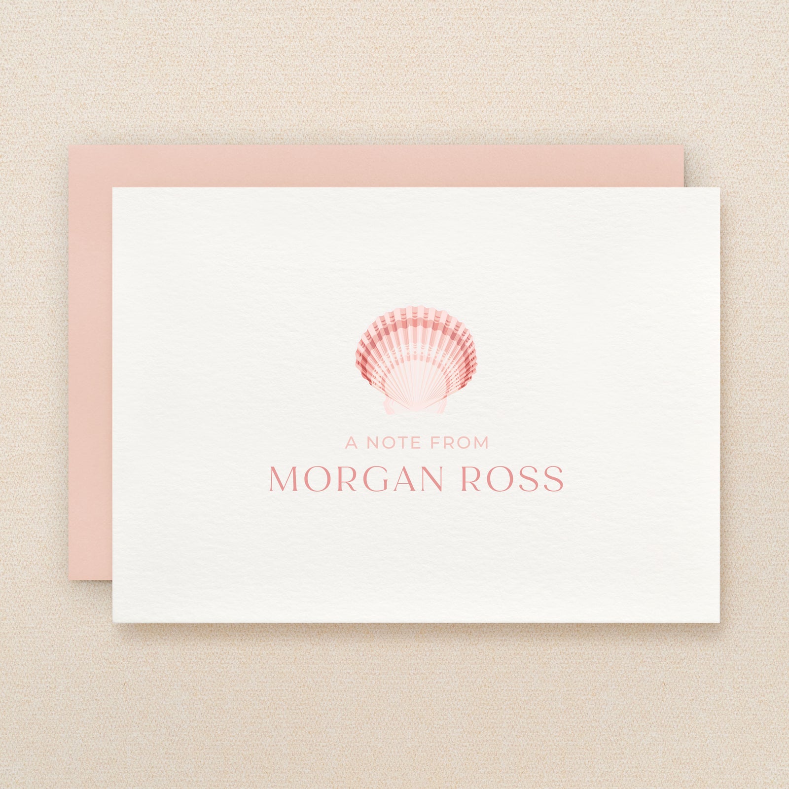 Seashell Personalized Stationery