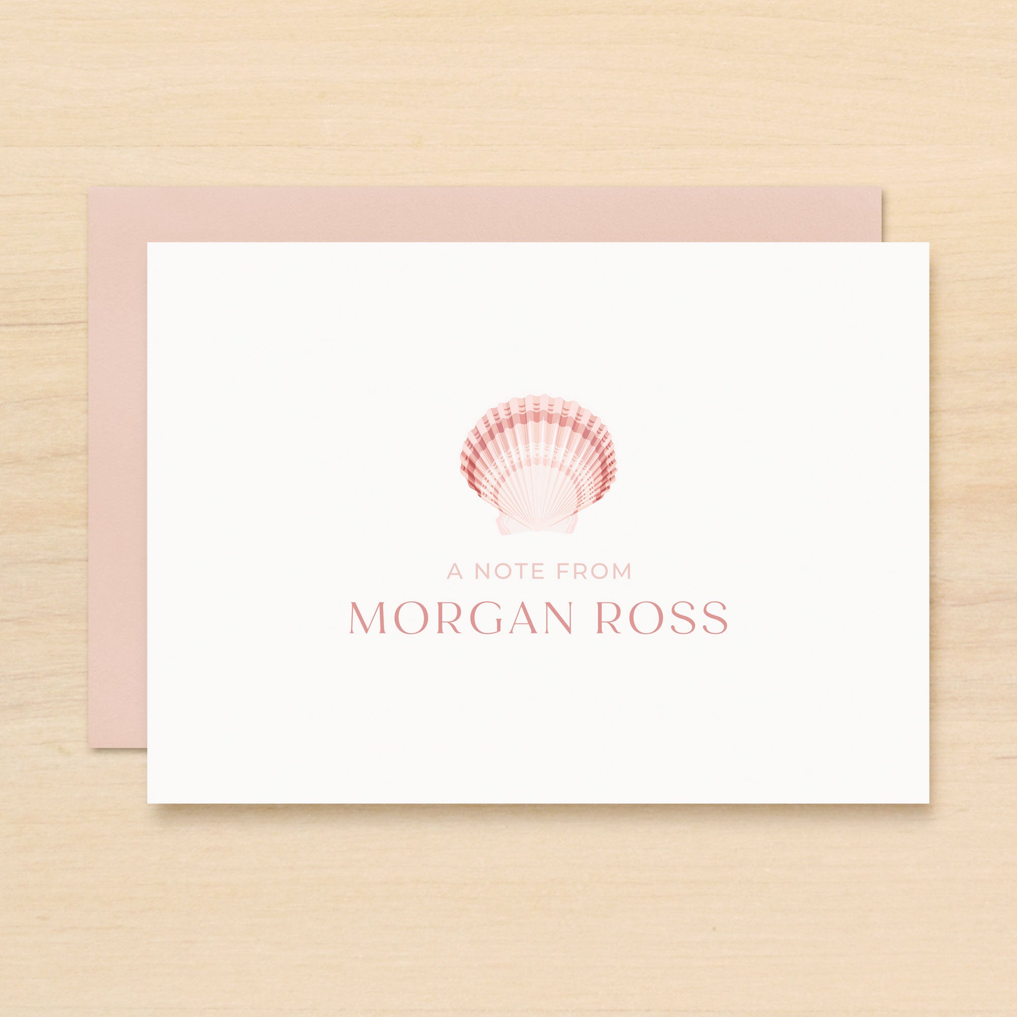 Seashell Personalized Stationery