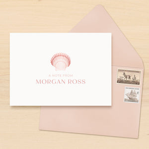 Seashell Personalized Stationery