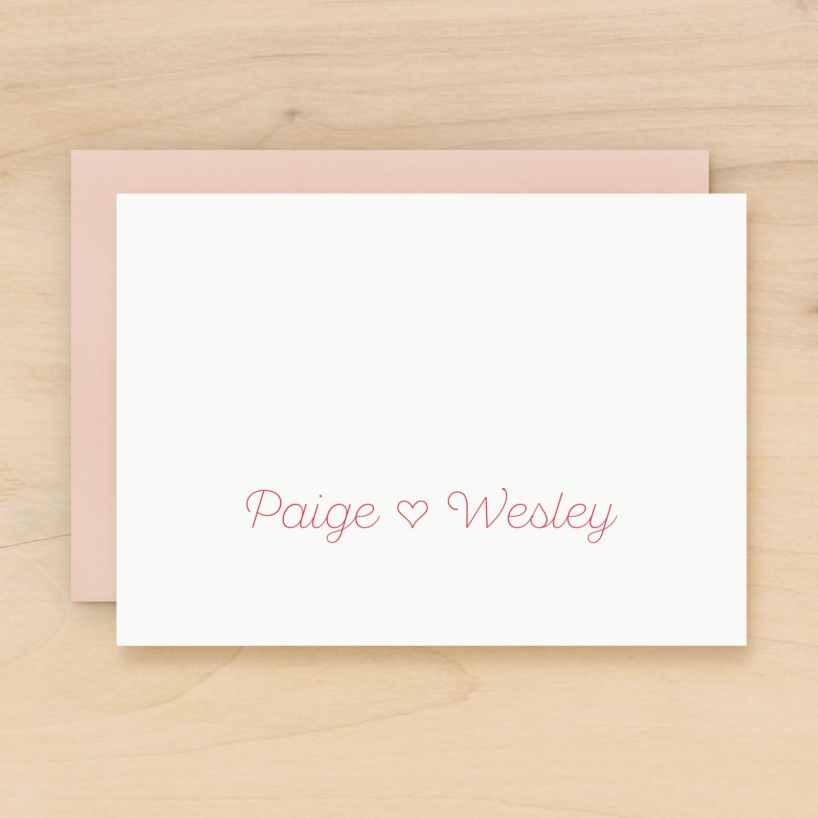 Smooch Personalized Stationery