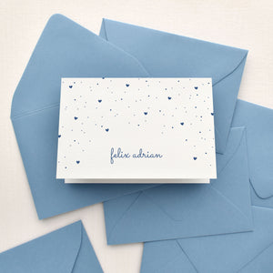 Sprinkle Baby Boy Personalized Stationery