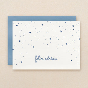 Sprinkle Baby Boy Personalized Stationery