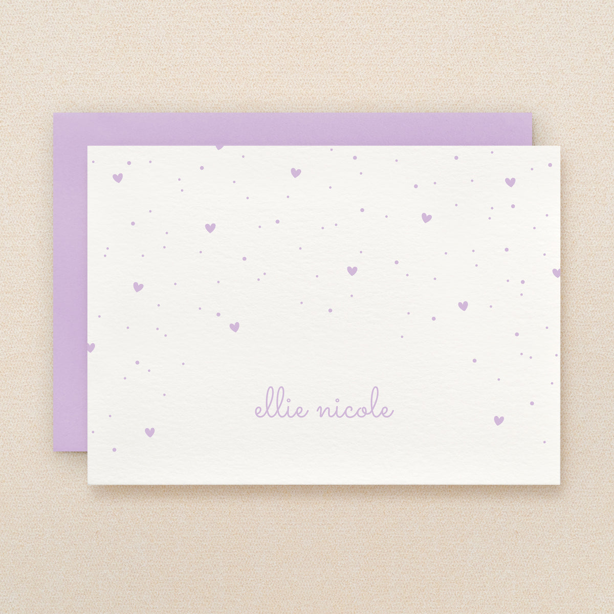 Sprinkle Baby Girl Personalized Stationery