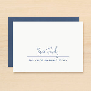 Suite Family Personalized Stationery