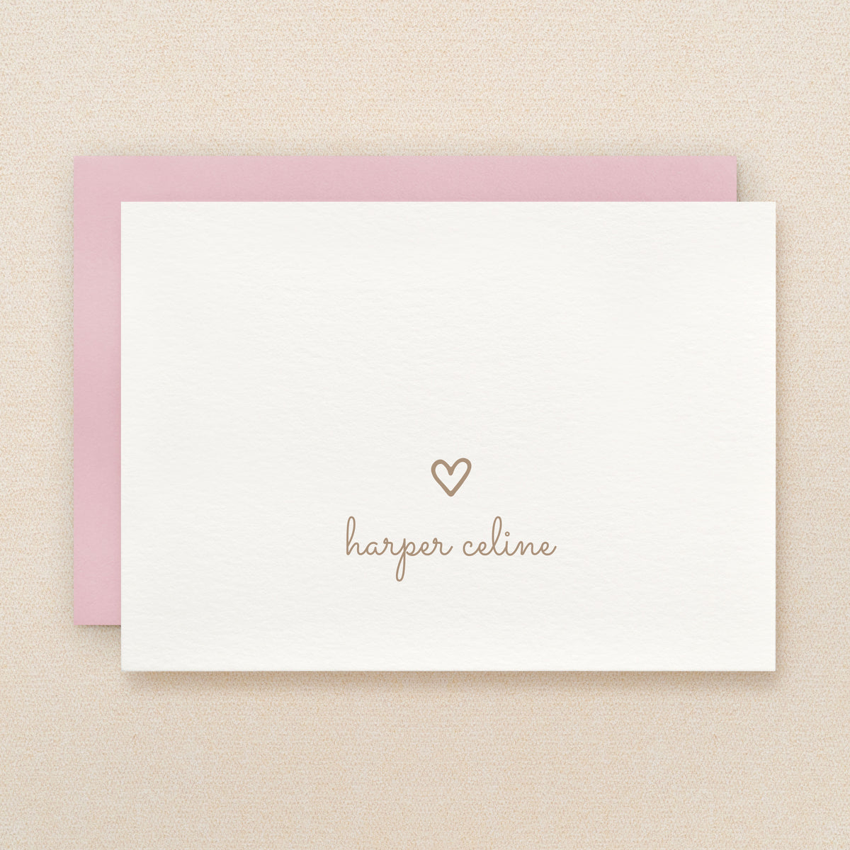 Sweetie Baby Girl Personalized Stationery