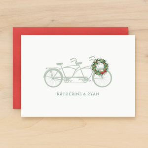 Custom Tandem Christmas Cards