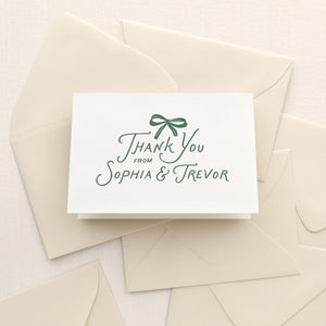Tied Personalized Stationery