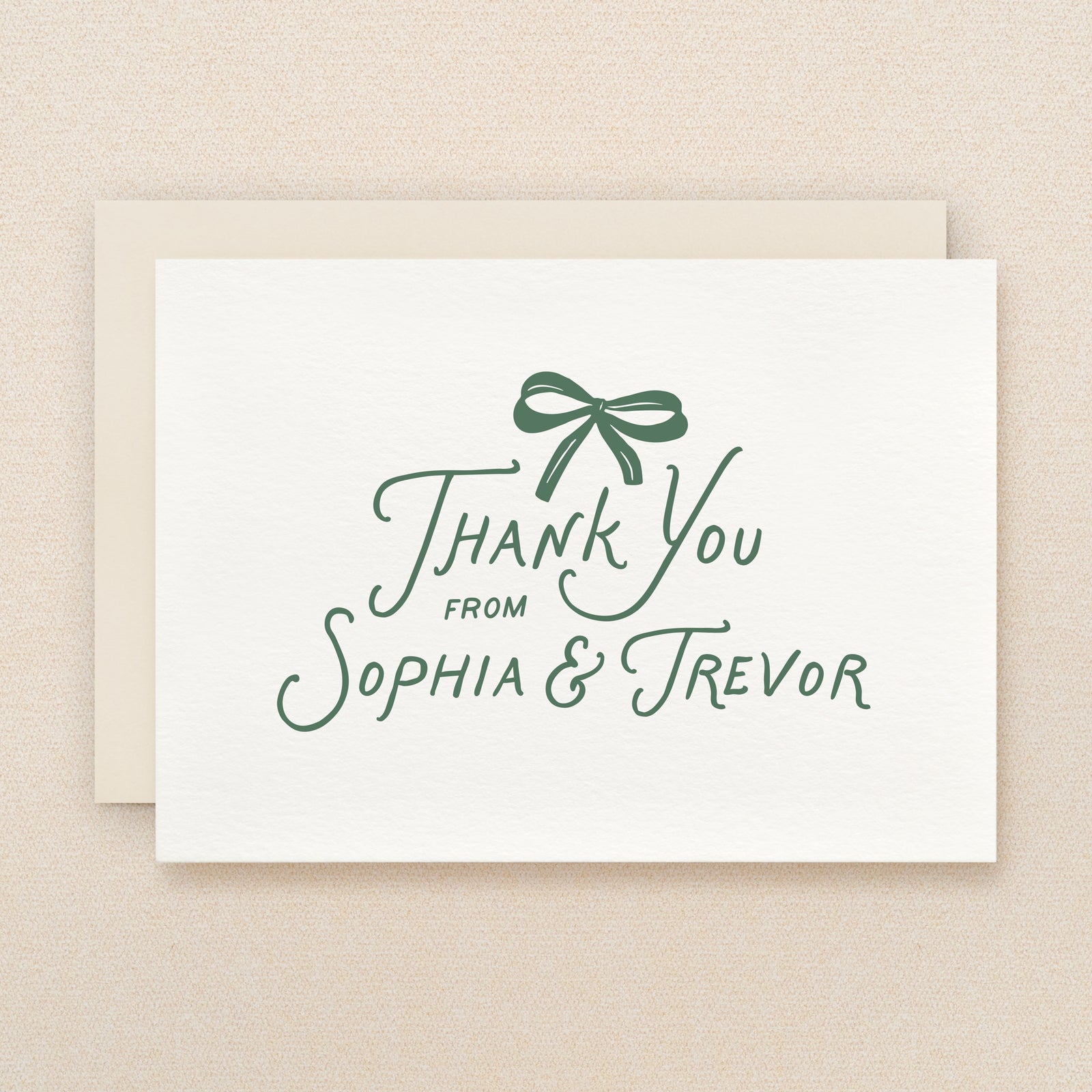 Tied Personalized Stationery