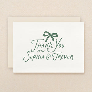 Tied Personalized Stationery