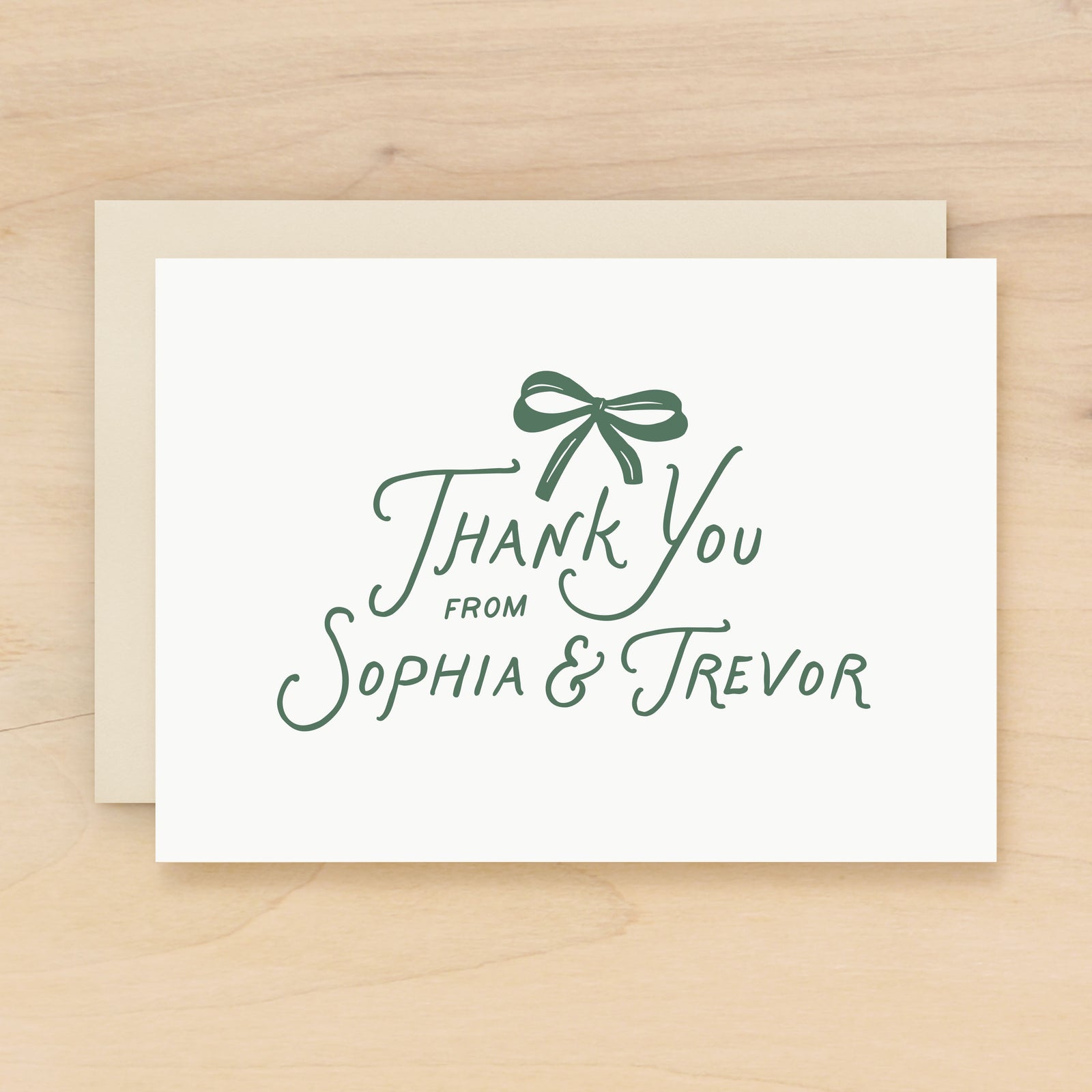 Tied Personalized Stationery