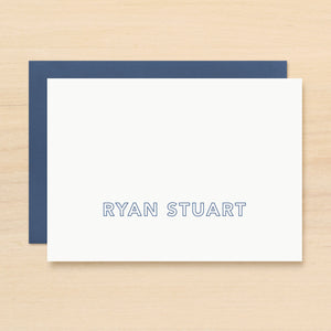 Trace Personalized Stationery