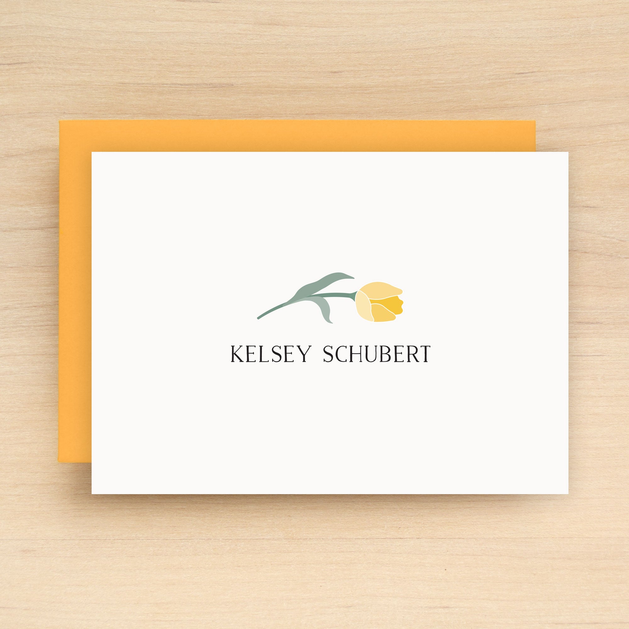 Tulip Personalized Stationery