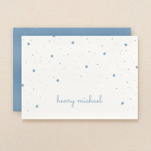 Twinkle Baby Boy Personalized Stationery