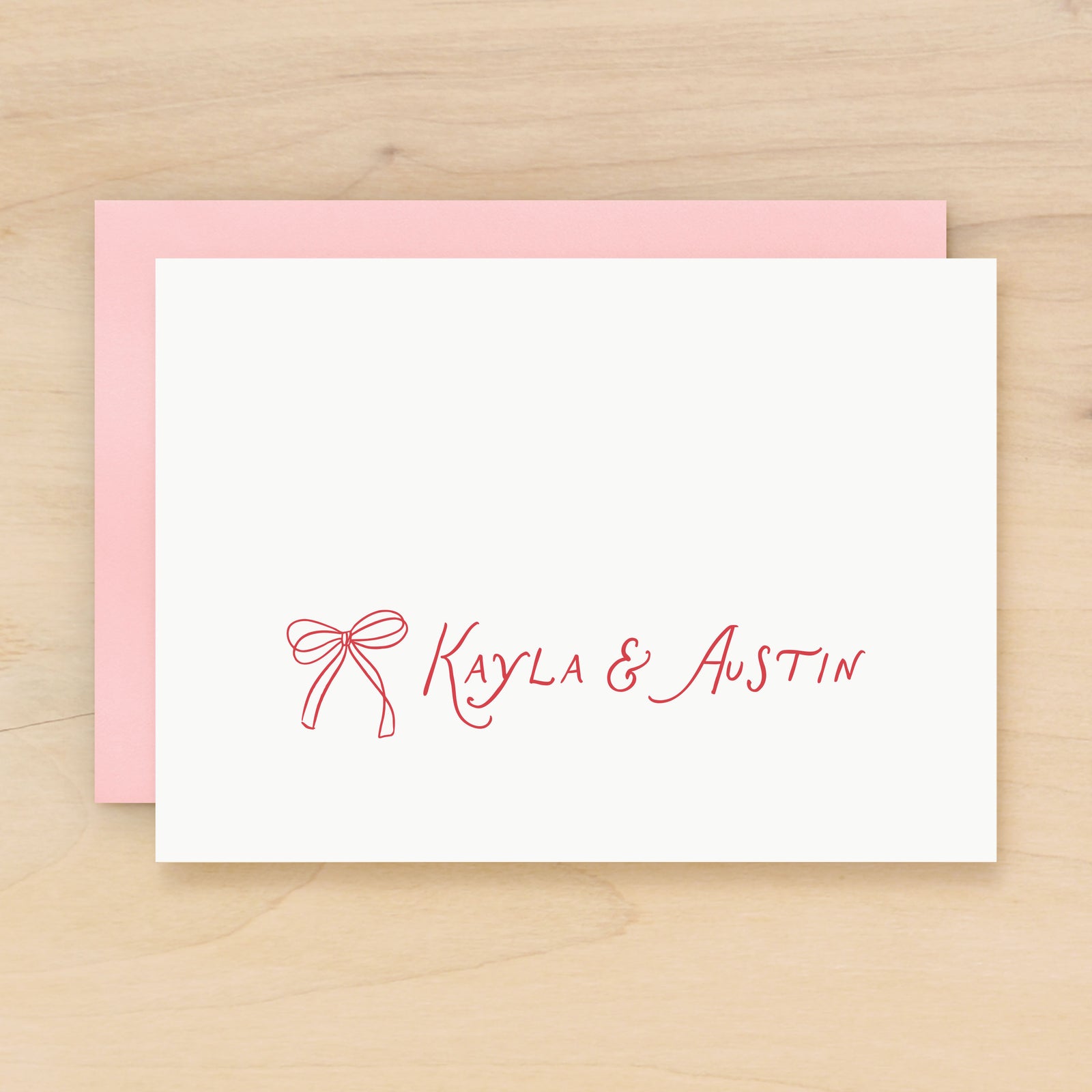 Coquette Personalized Stationery