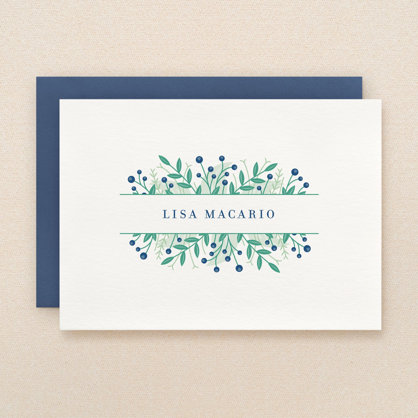Wildflower Personalized Stationery